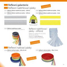 Reflektierende Streifen zum Aufnähen kombiniert - Breite 50 mm - Packung 5 m Reflektierende Streifen zum Aufnähen kombiniert - Breite 50 mm - Packung 5 m